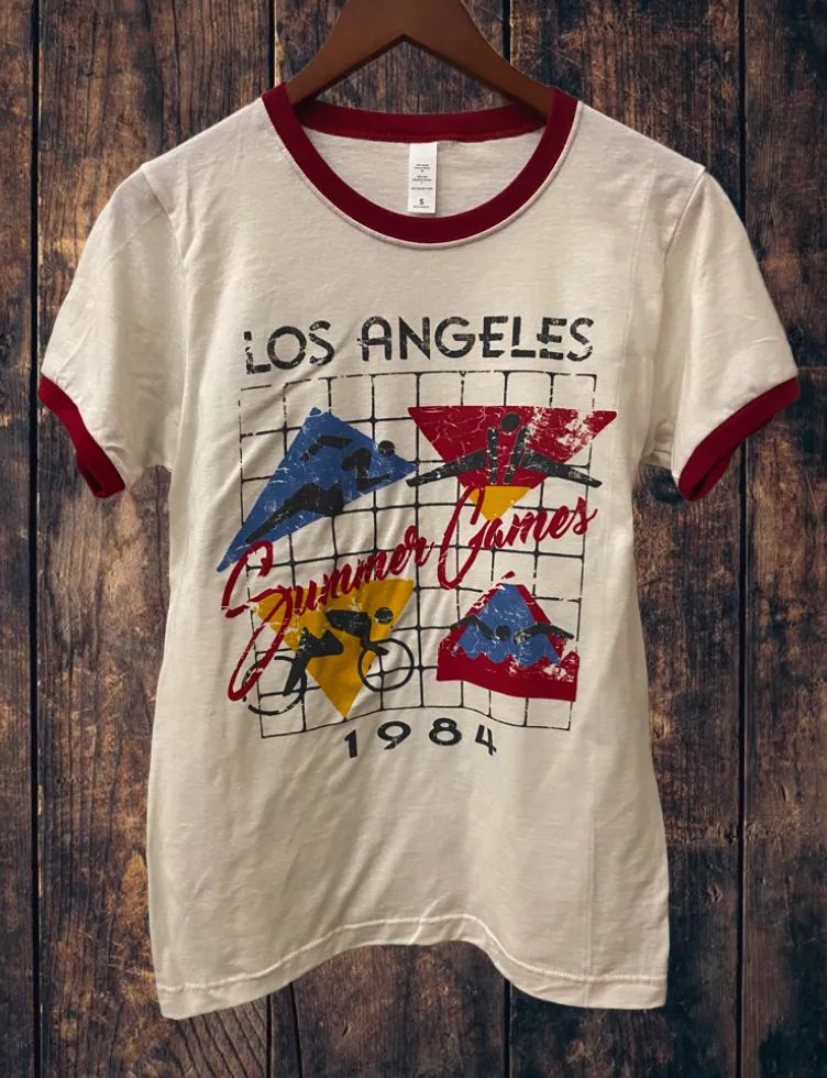 Los Angeles Summer games 1984  Ringer Vintage unisex T-Shirt