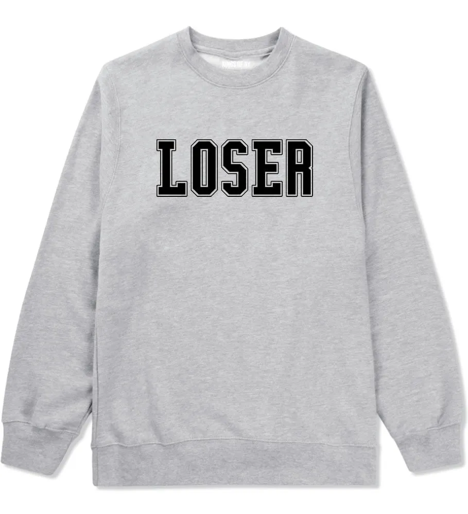 Loser College Style Boys Kids Crewneck Sweatshirt
