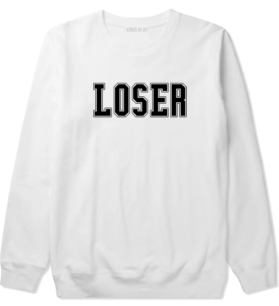 Loser College Style Boys Kids Crewneck Sweatshirt