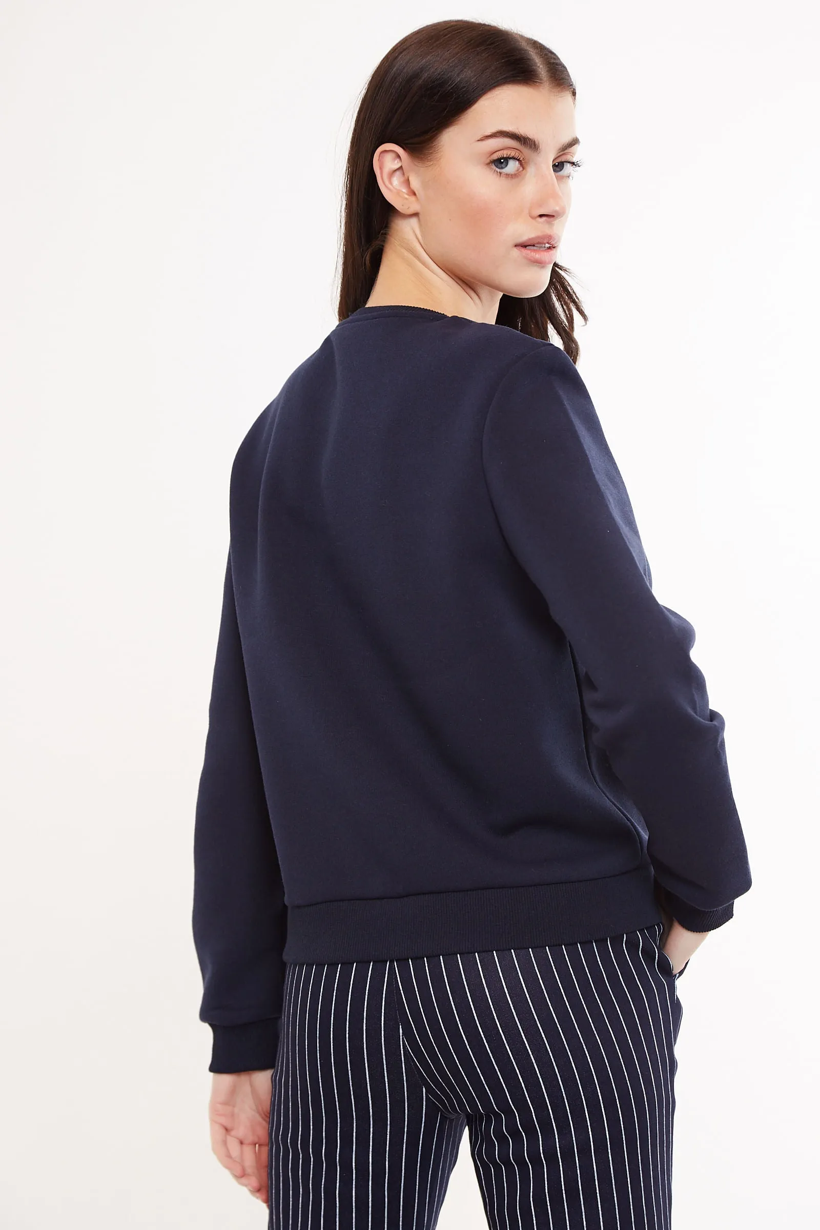 Louche Jan Cheval Embroided Sweatshirt - Navy