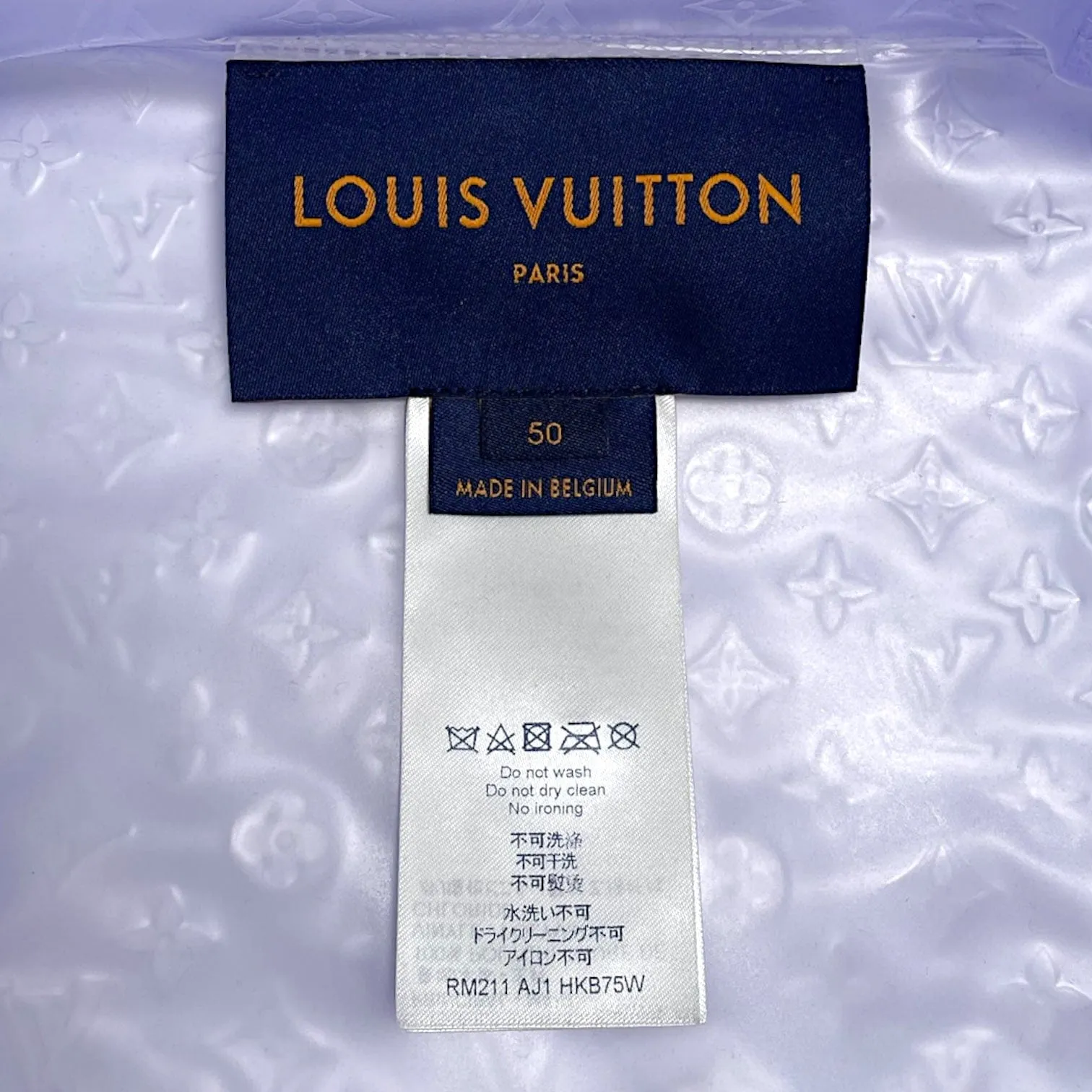 Louis Vuitton x Virgil Inflatable Jacket Clear