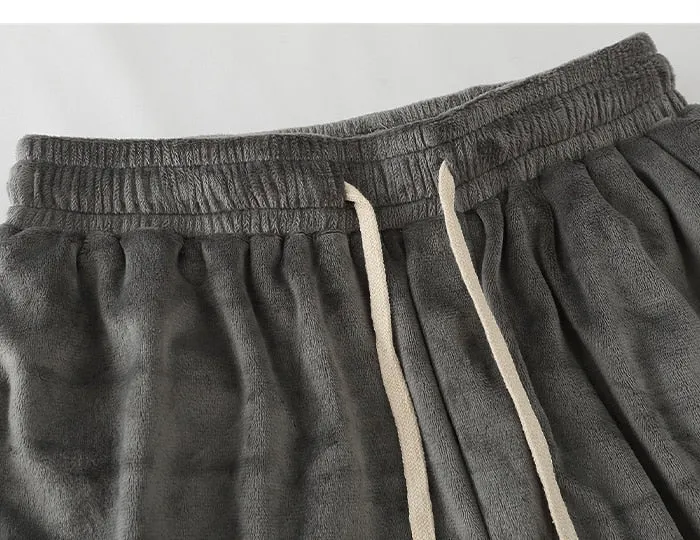 Lounge Velour Shorts in Charcoal or Black