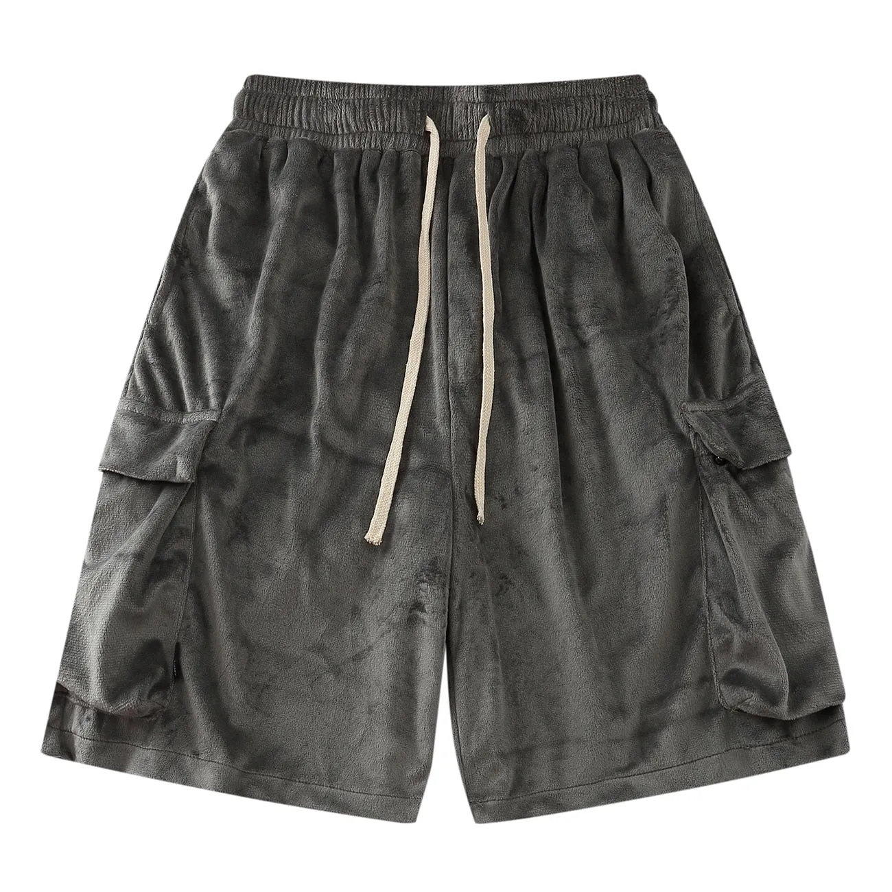 Lounge Velour Shorts in Charcoal or Black