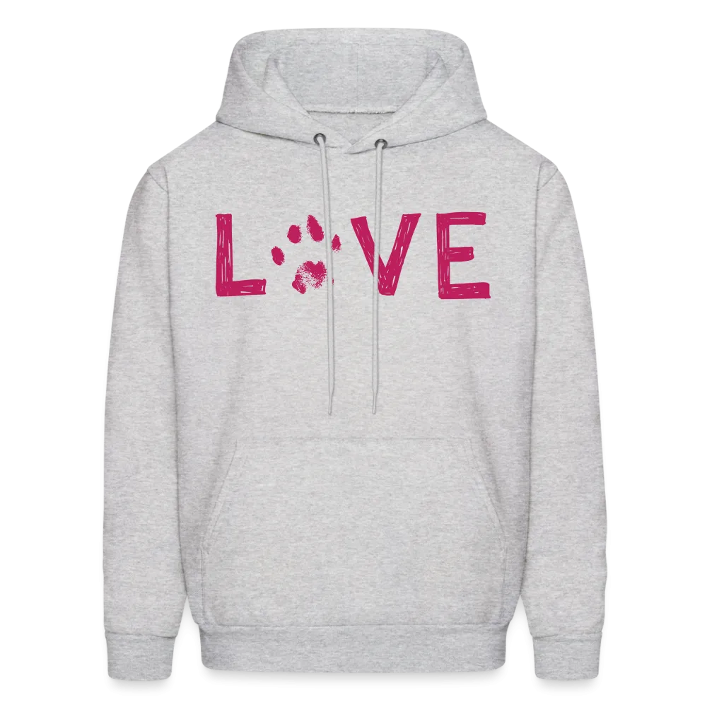 Love Pawprint Classic Hoodie