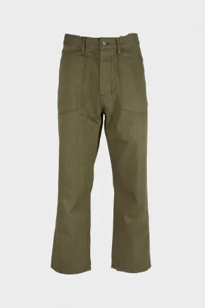 M-35 Pants - Green Denim