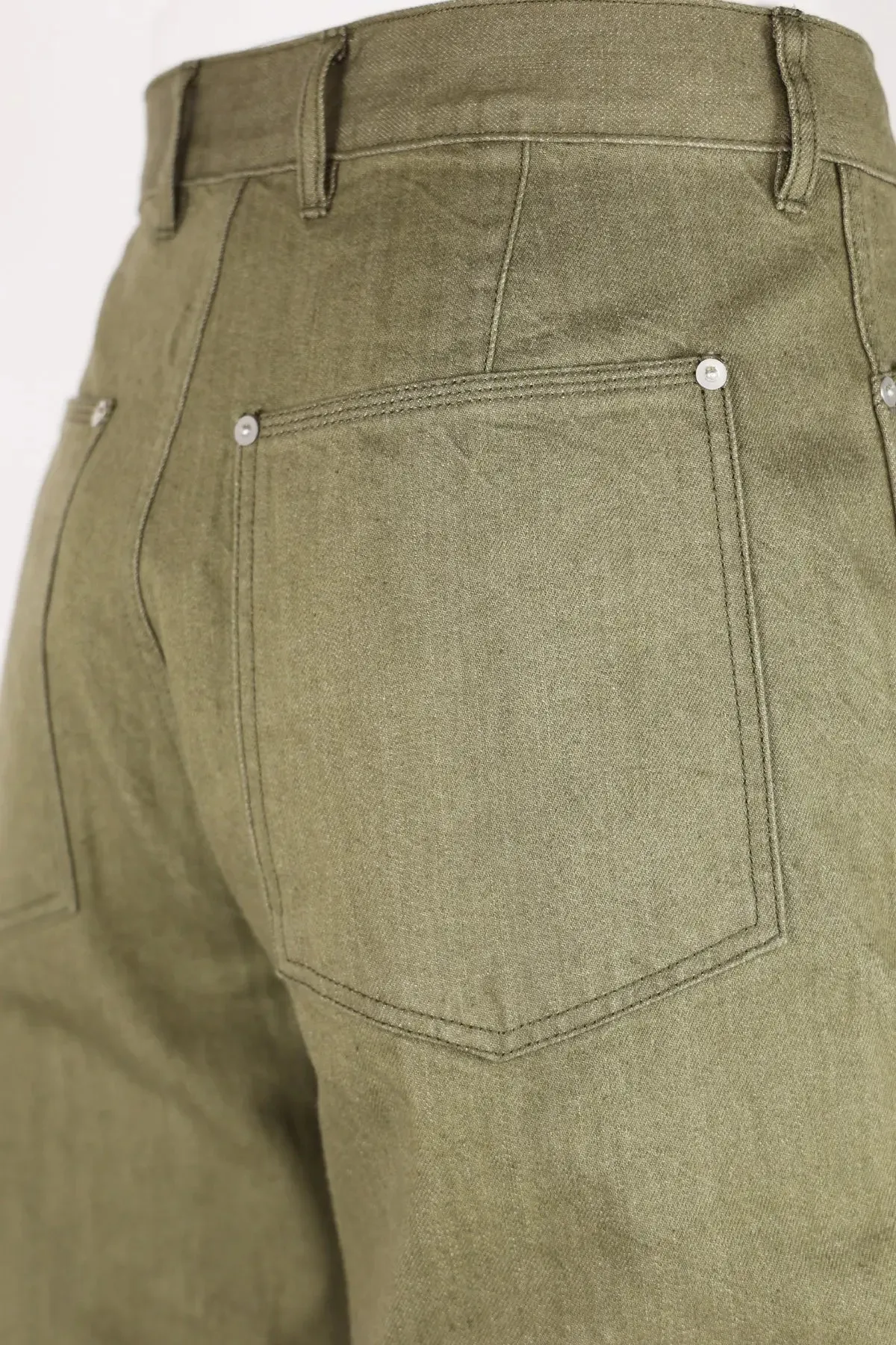 M-35 Pants - Green Denim