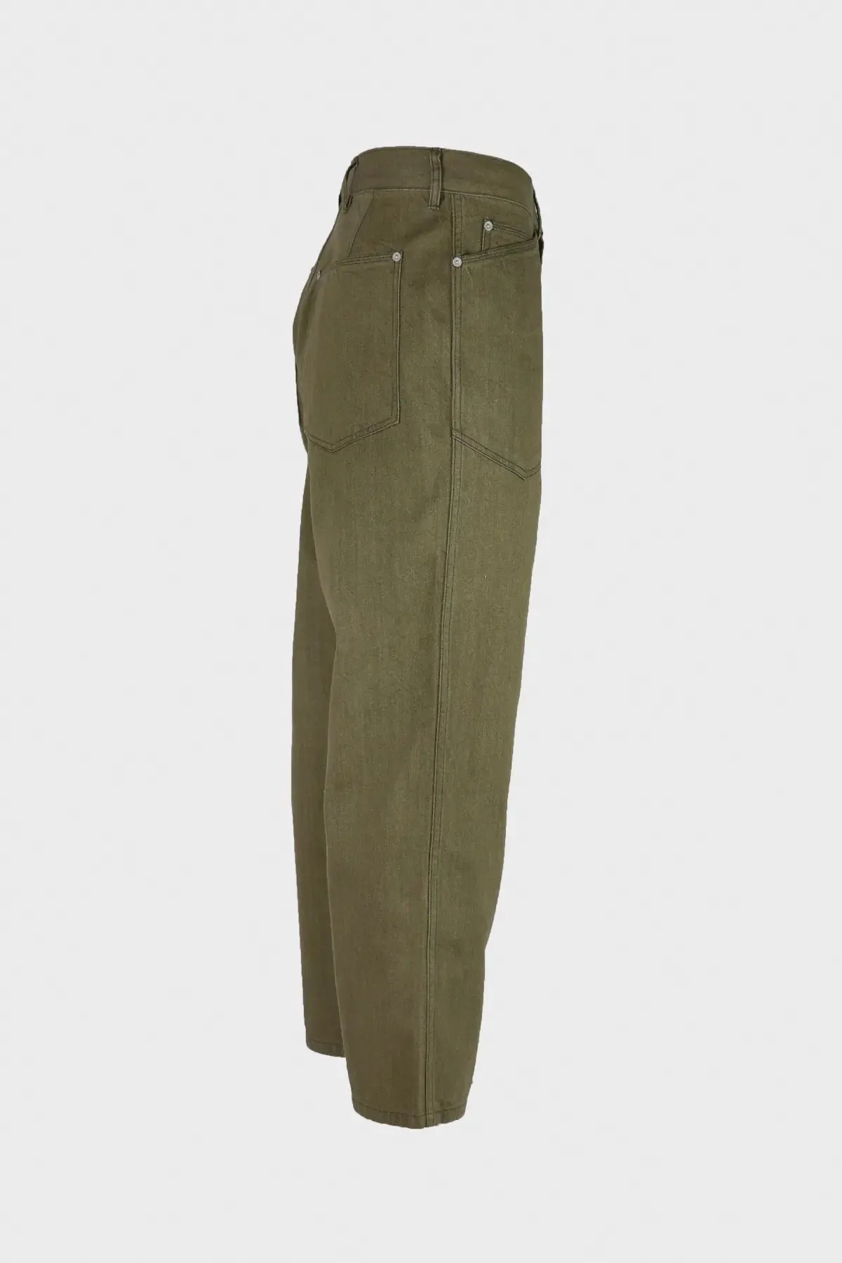 M-35 Pants - Green Denim