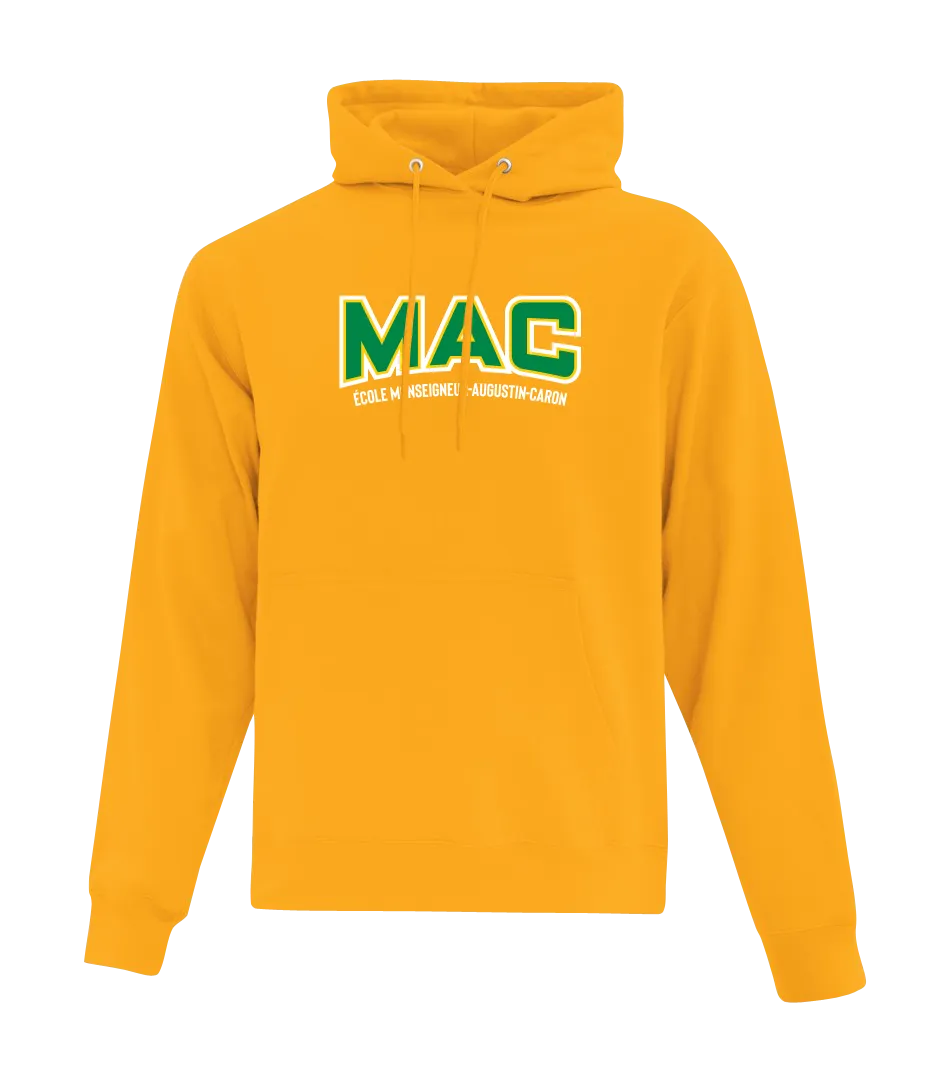 MAC Cotton Pull Over Hooded Sweatshirt with Embroidered Logo YOUTH