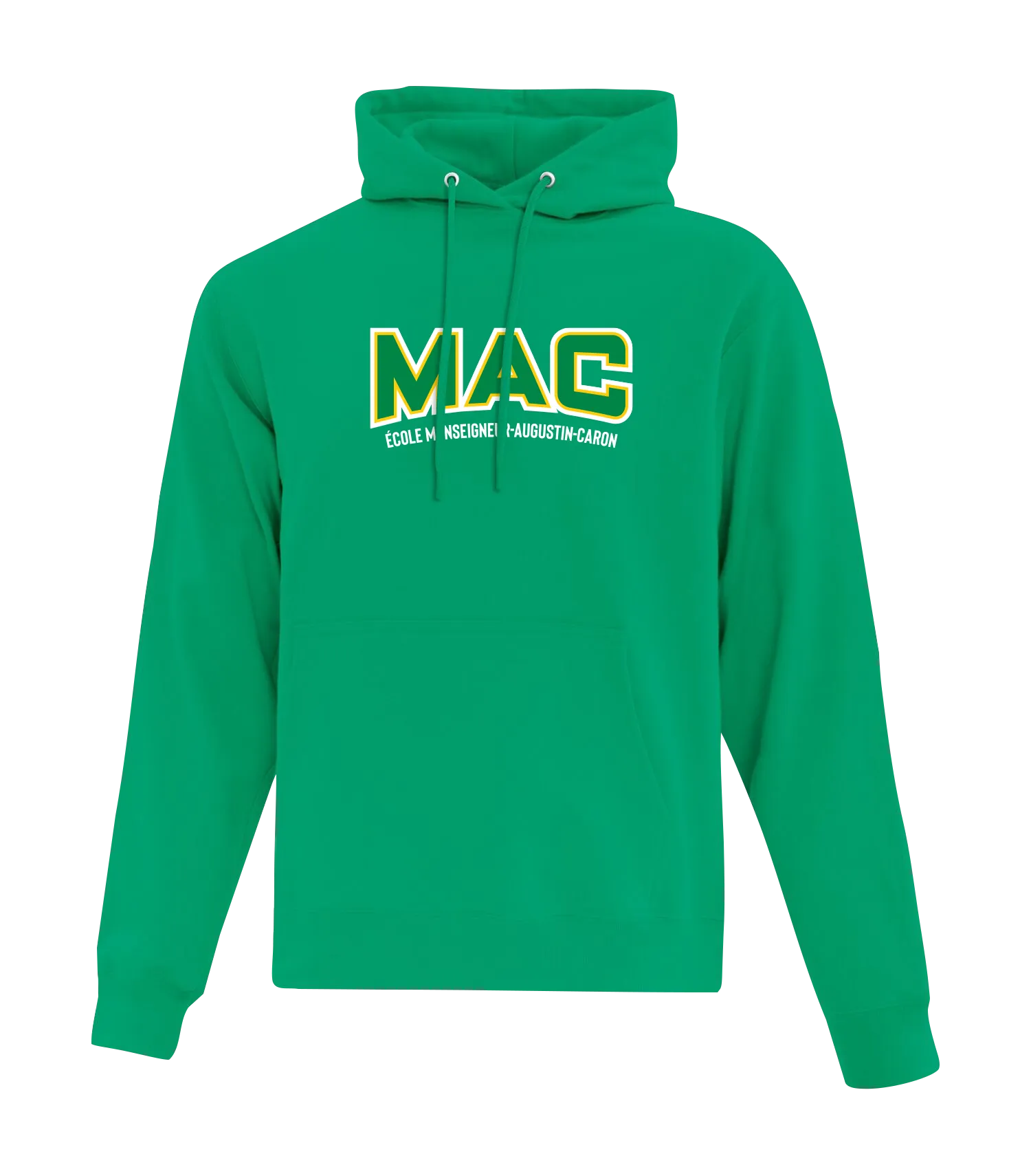 MAC Cotton Pull Over Hooded Sweatshirt with Embroidered Logo YOUTH