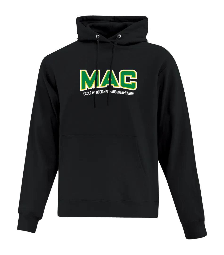 MAC Cotton Pull Over Hooded Sweatshirt with Embroidered Logo YOUTH