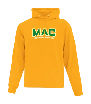 MAC Cotton Pull Over Hooded Sweatshirt with Embroidered Logo YOUTH