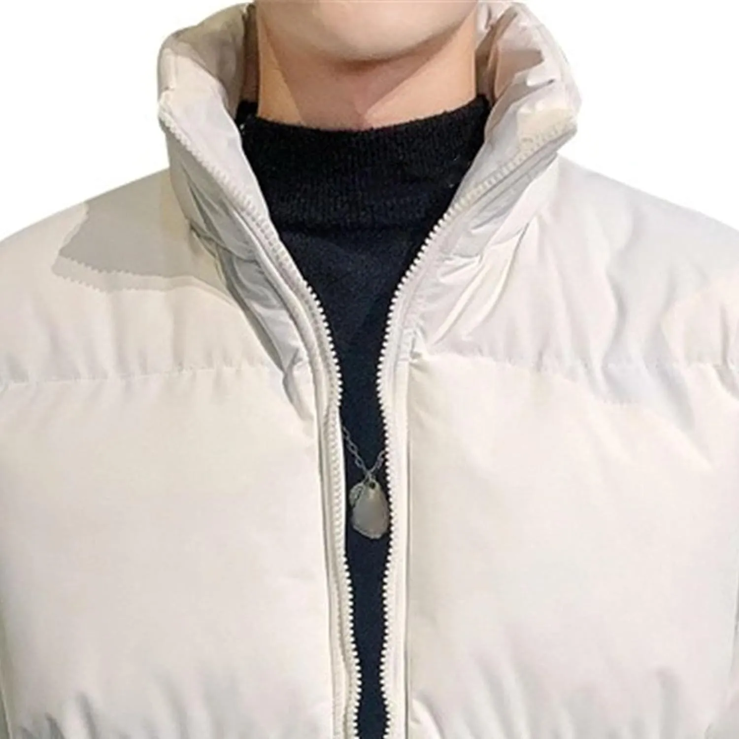 Maiyifu-GJ Men's Down Jackets Outerwear Lightweight Warm Winter Puffer Jacket Thickened Quilted Padded Coat Windbreaker