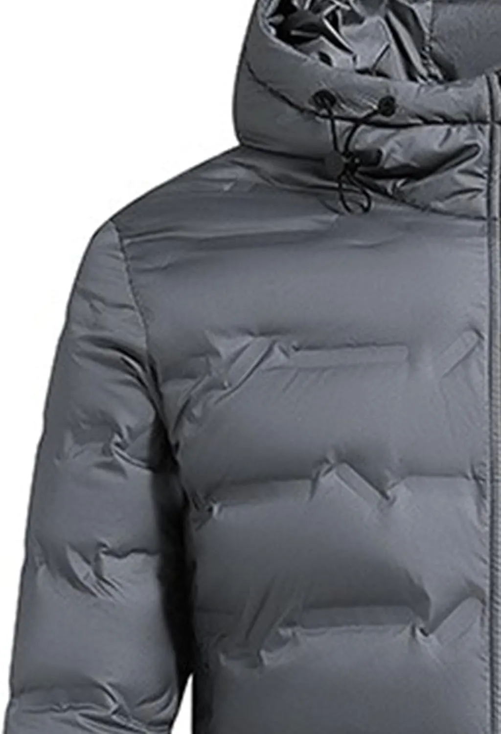 Maiyifu-GJ Men's Thicken Puffer Jacket Warm Winter Coat Windbreaker Lightweight Windproof Padded Jackets Outerwear