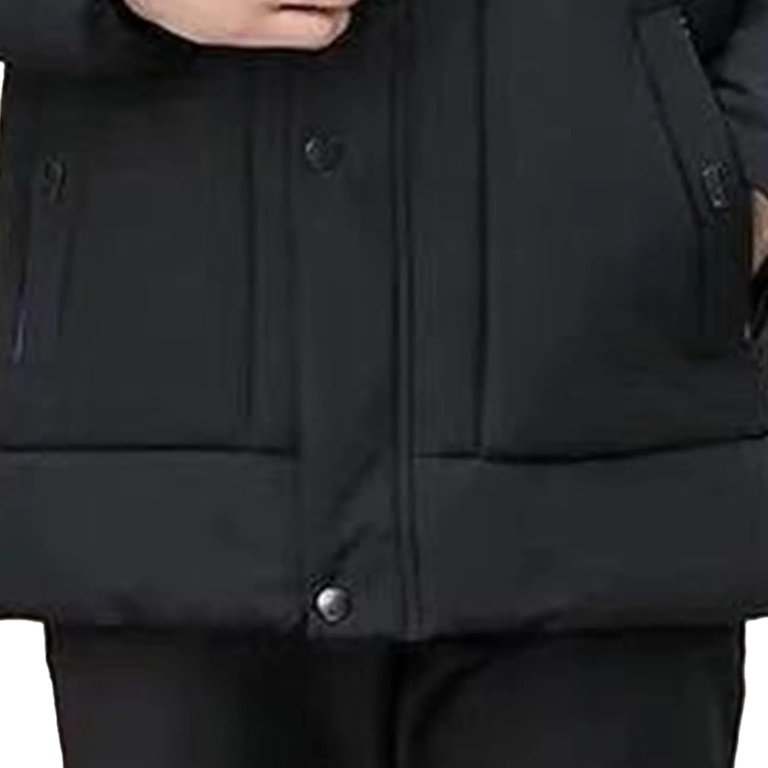 Maiyifu-GJ Men's Winter Down Coats Fleece Lined Parka Jacket Windproof Warm Hooded Puffer Jackets Outerwear Windbreaker