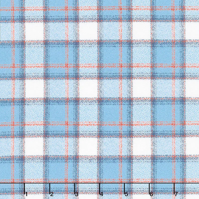Mammoth Junior Flannel - Plaid Regatta Yardage