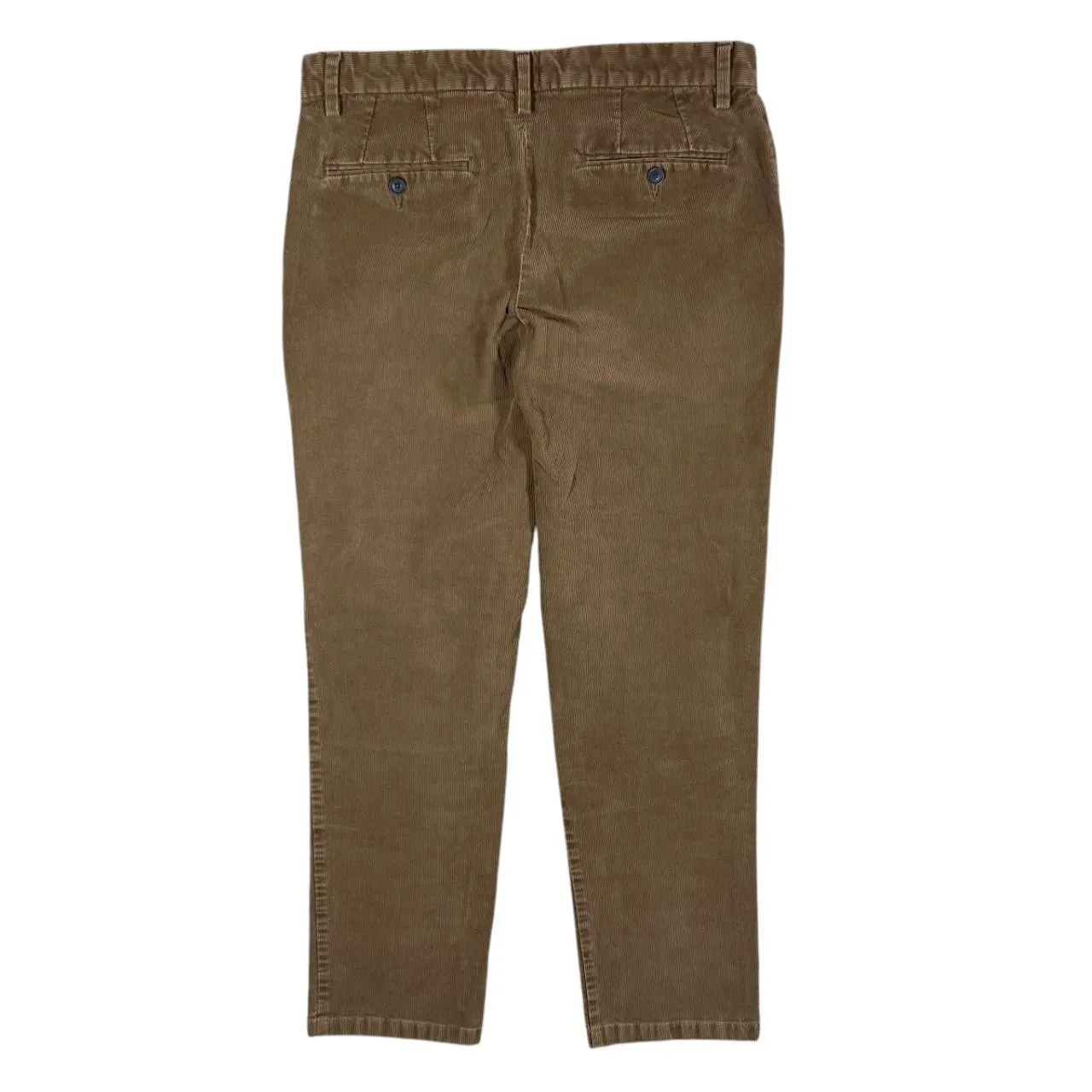 M&S Marks & Spencer Classic Brown Straight Leg Corduroy Cord Trousers