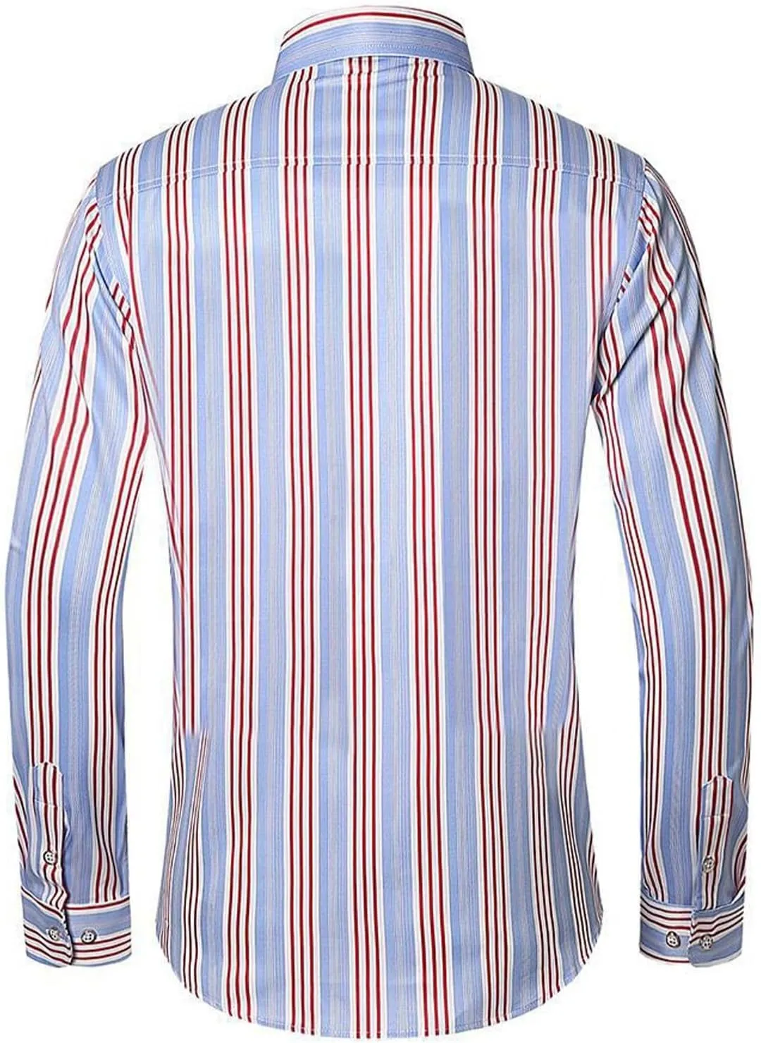 Man High Neck T Shirts Tee Tops for Mens Long Sleeve Plaid Cardigan Fall Winter Tee Shirt 2025 Y2K