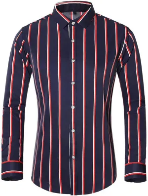 Man High Neck T Shirts Tee Tops for Mens Long Sleeve Plaid Cardigan Fall Winter Tee Shirt 2025 Y2K