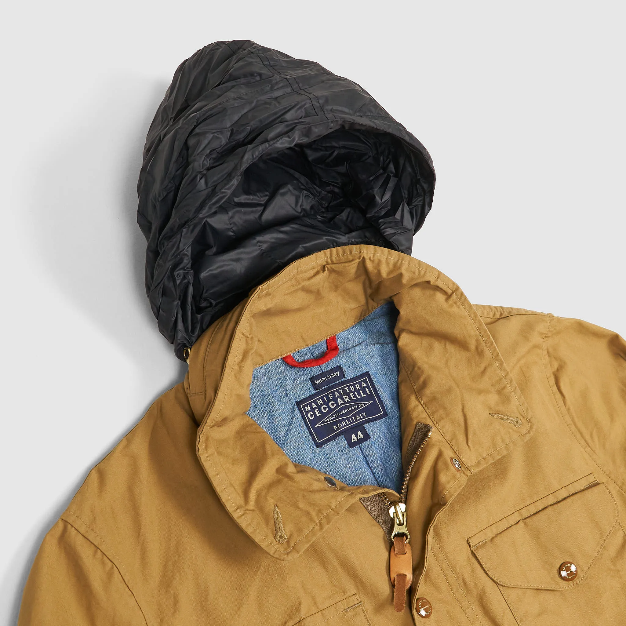 Manifattura Cecarelli Coated Lightweight Field Jacket