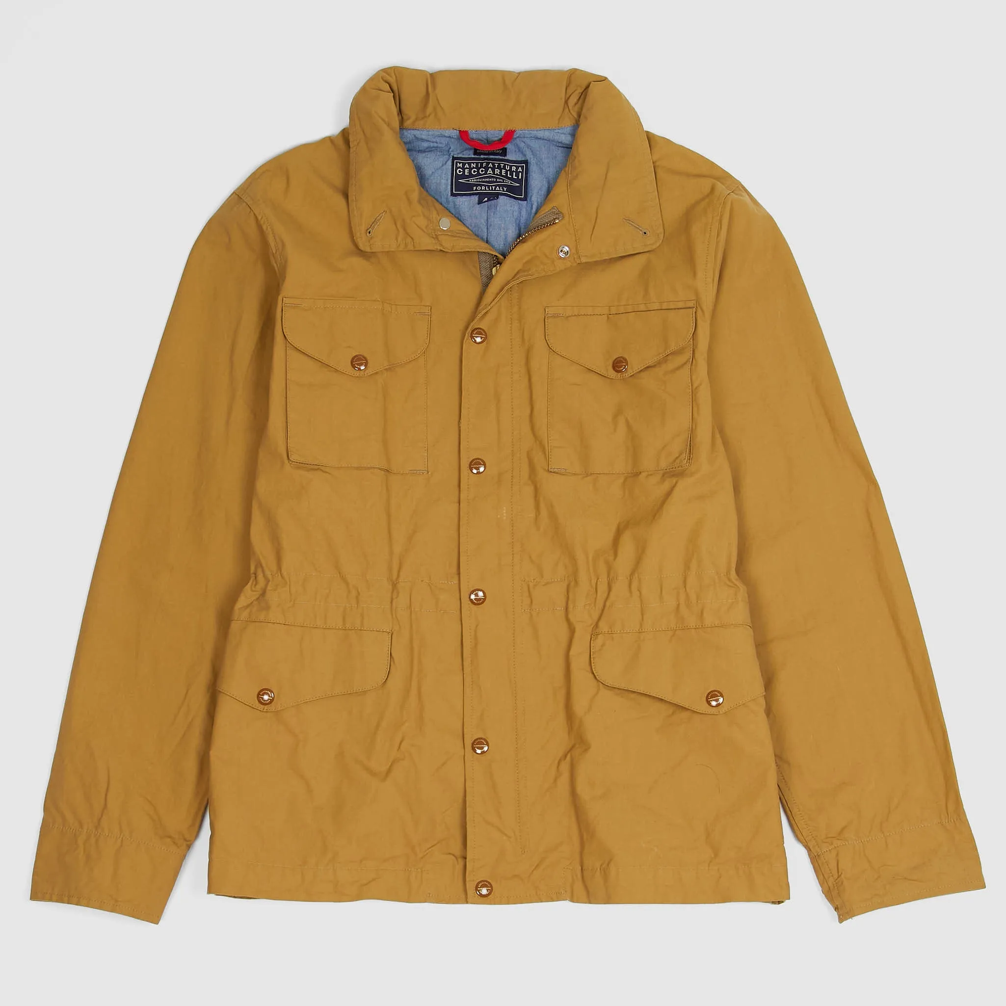 Manifattura Cecarelli Coated Lightweight Field Jacket