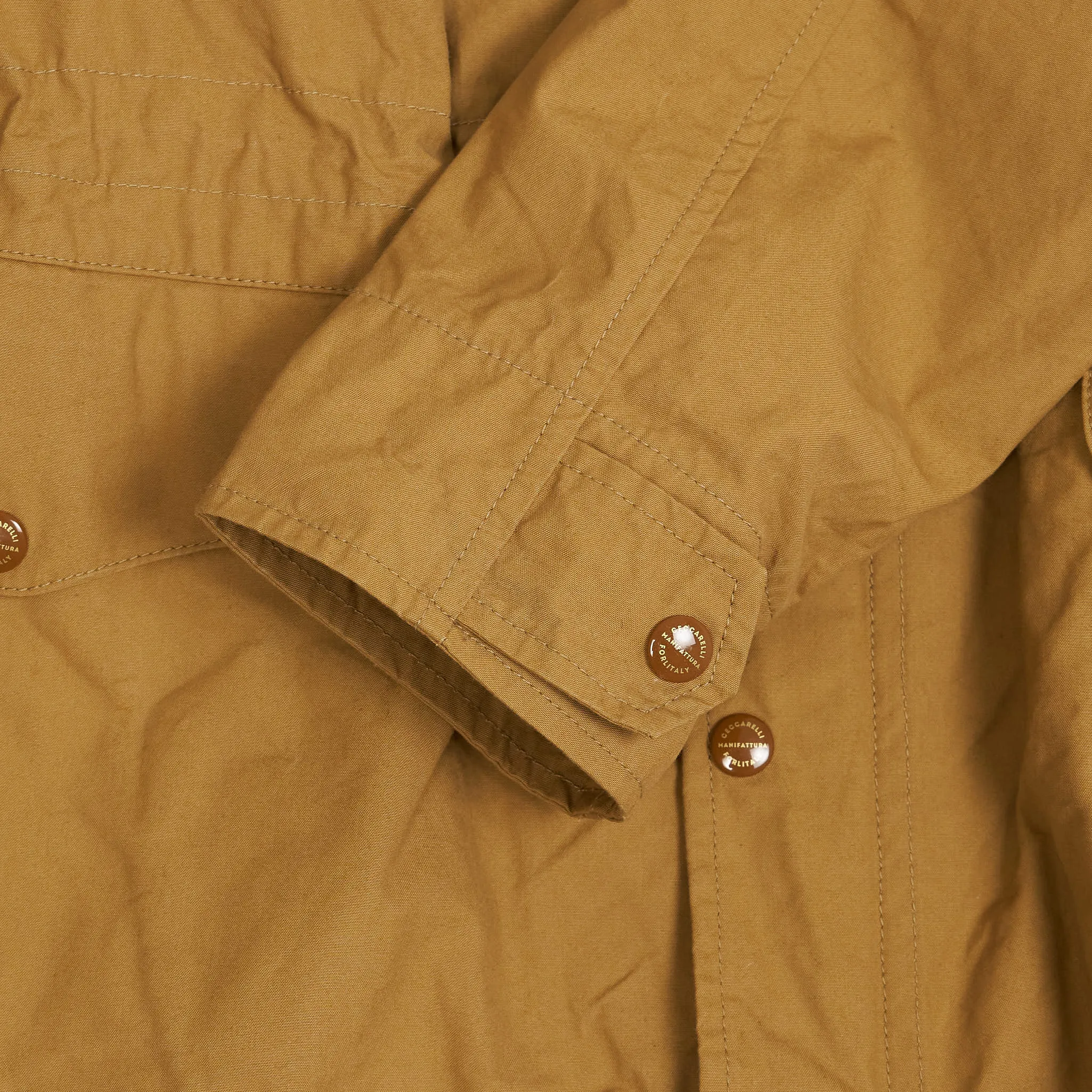 Manifattura Cecarelli Coated Lightweight Field Jacket