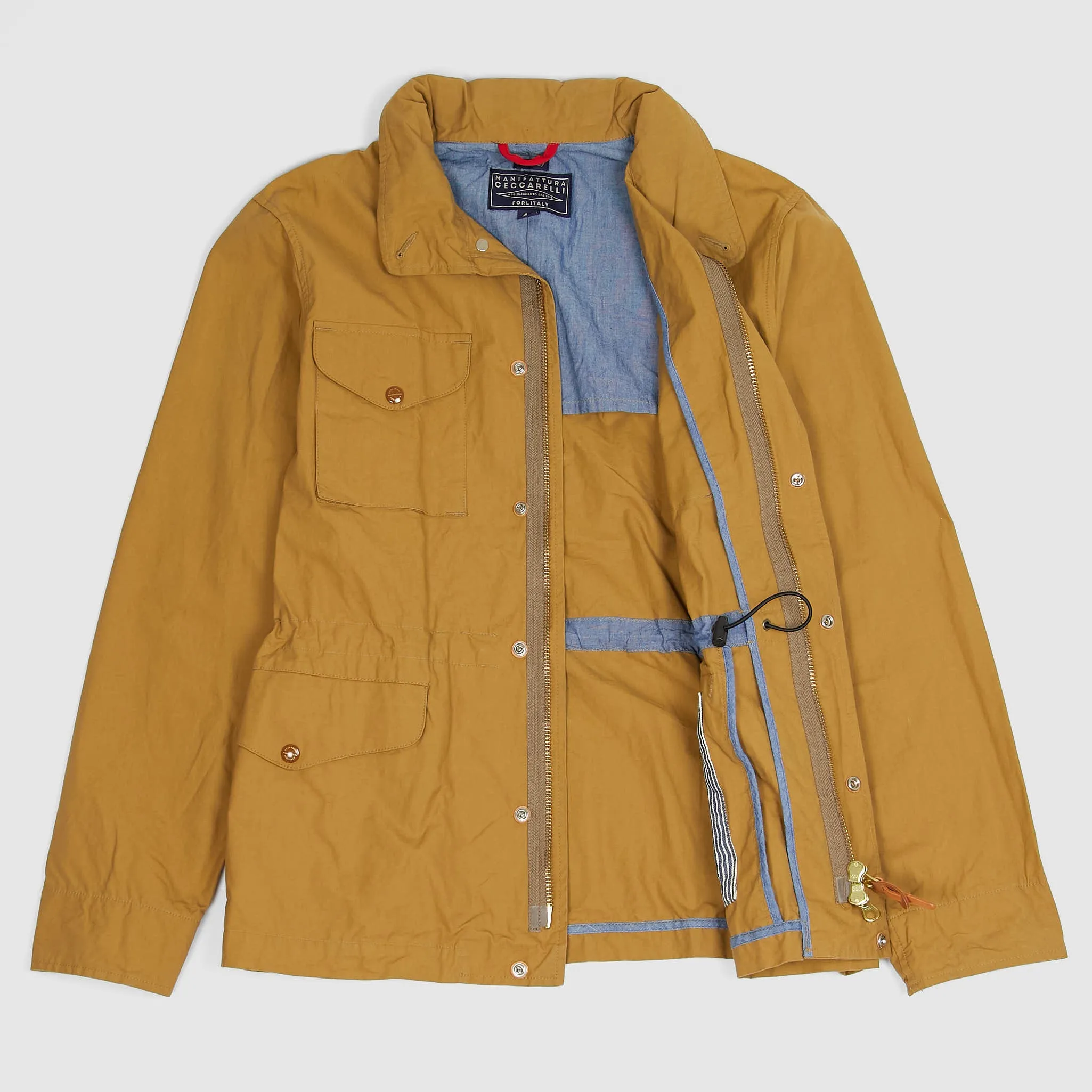 Manifattura Cecarelli Coated Lightweight Field Jacket