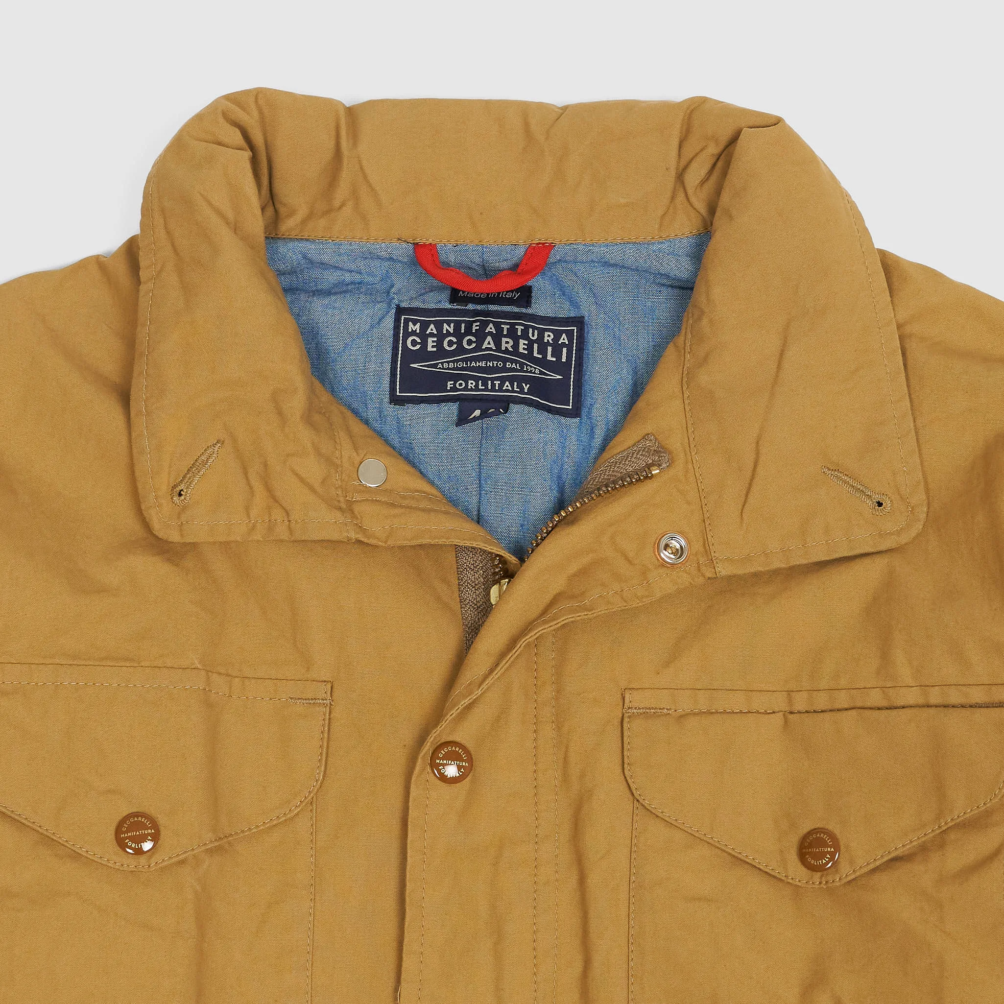 Manifattura Cecarelli Coated Lightweight Field Jacket