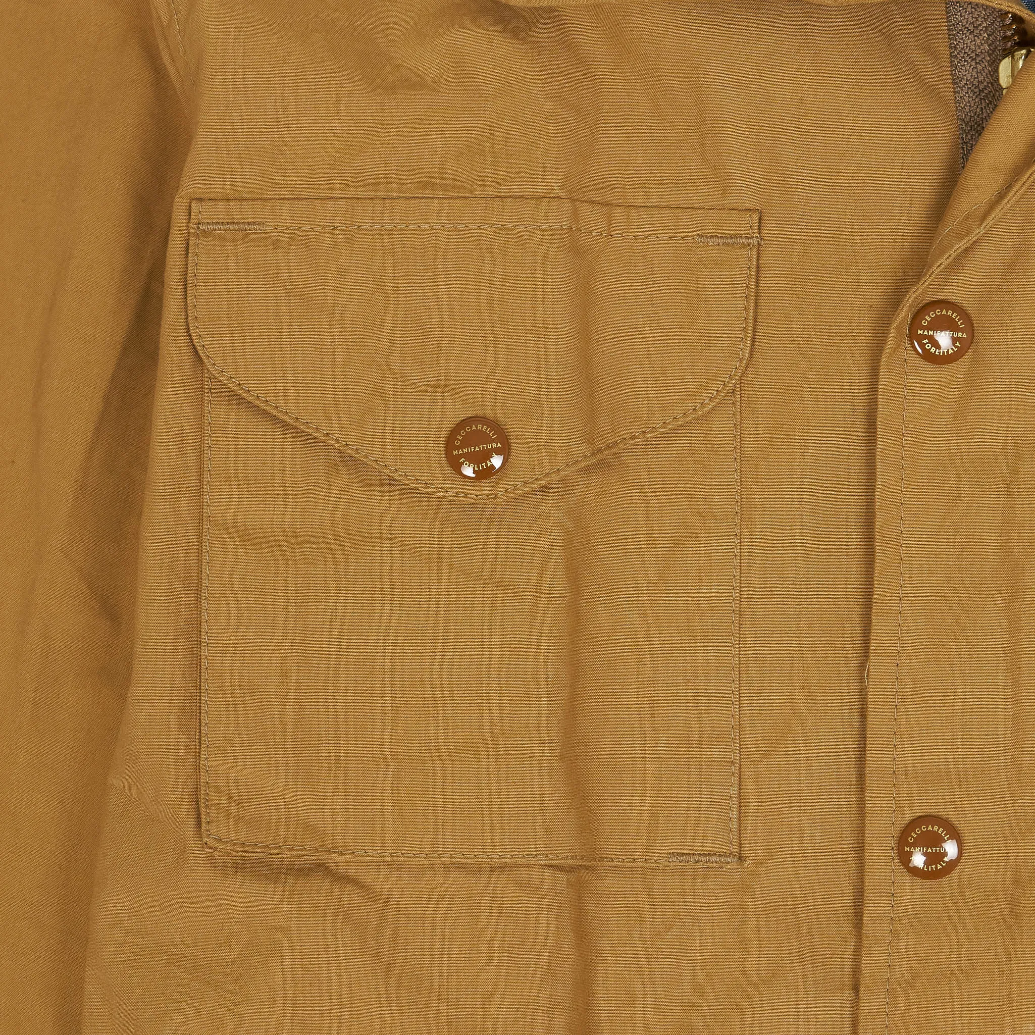 Manifattura Cecarelli Coated Lightweight Field Jacket