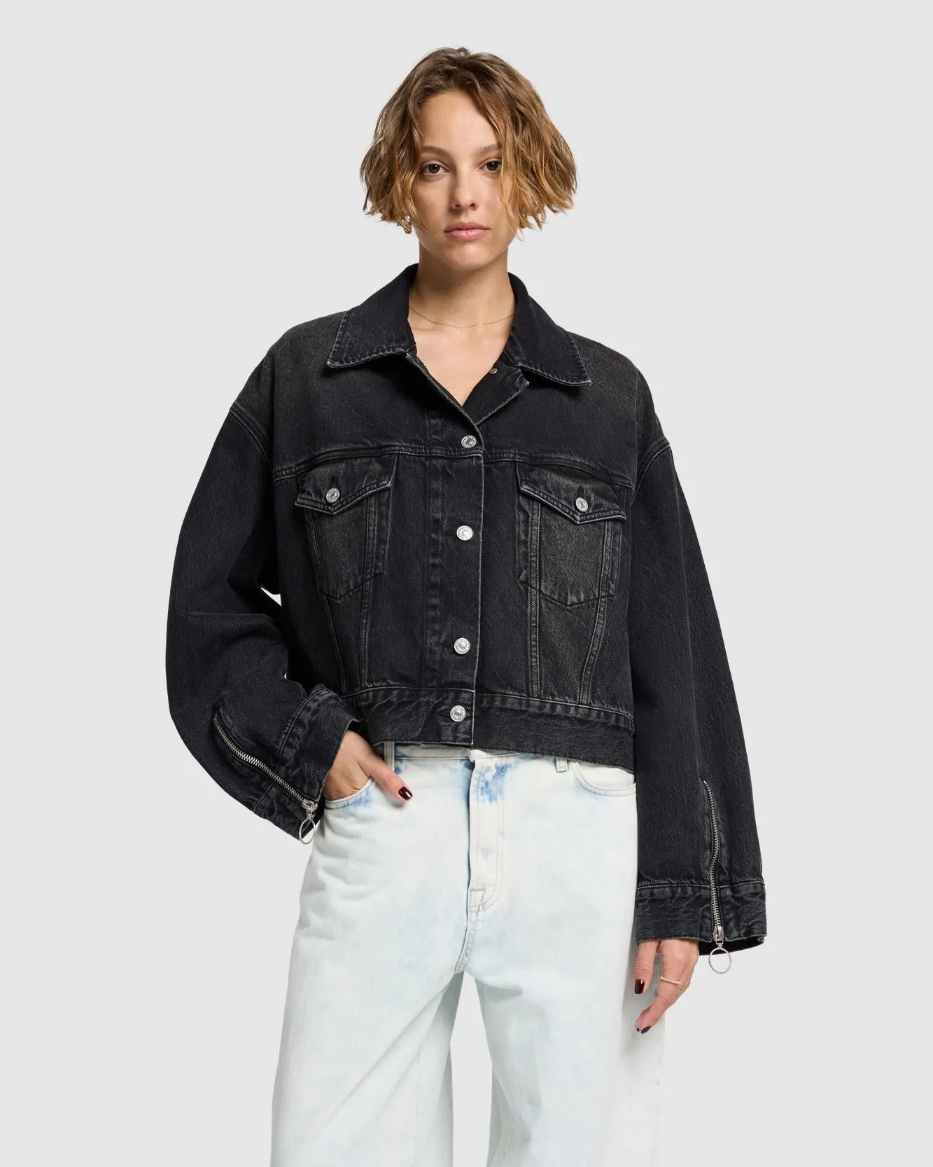 MANKIND Oli Cropped Trucker in Hustle