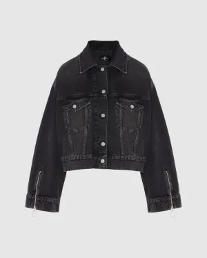 MANKIND Oli Cropped Trucker in Hustle