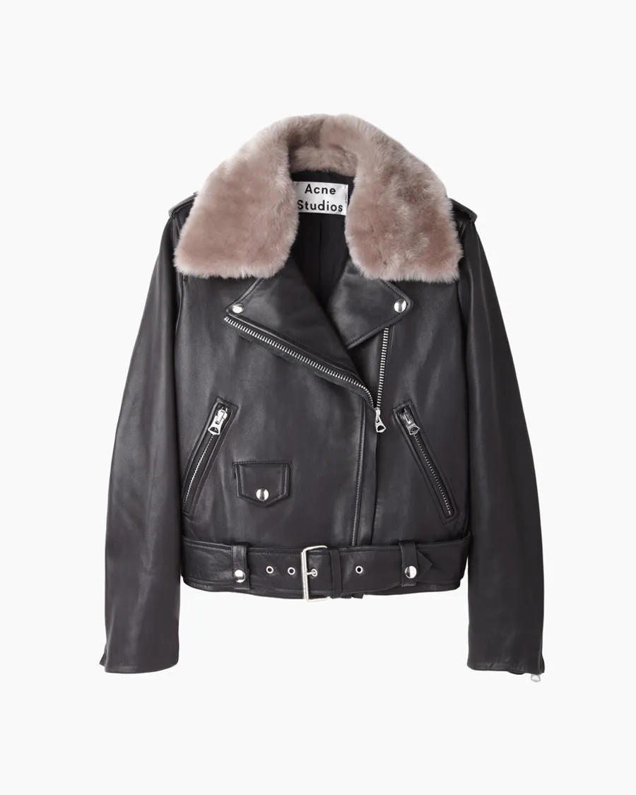 Mape Shearling Leather Jacket