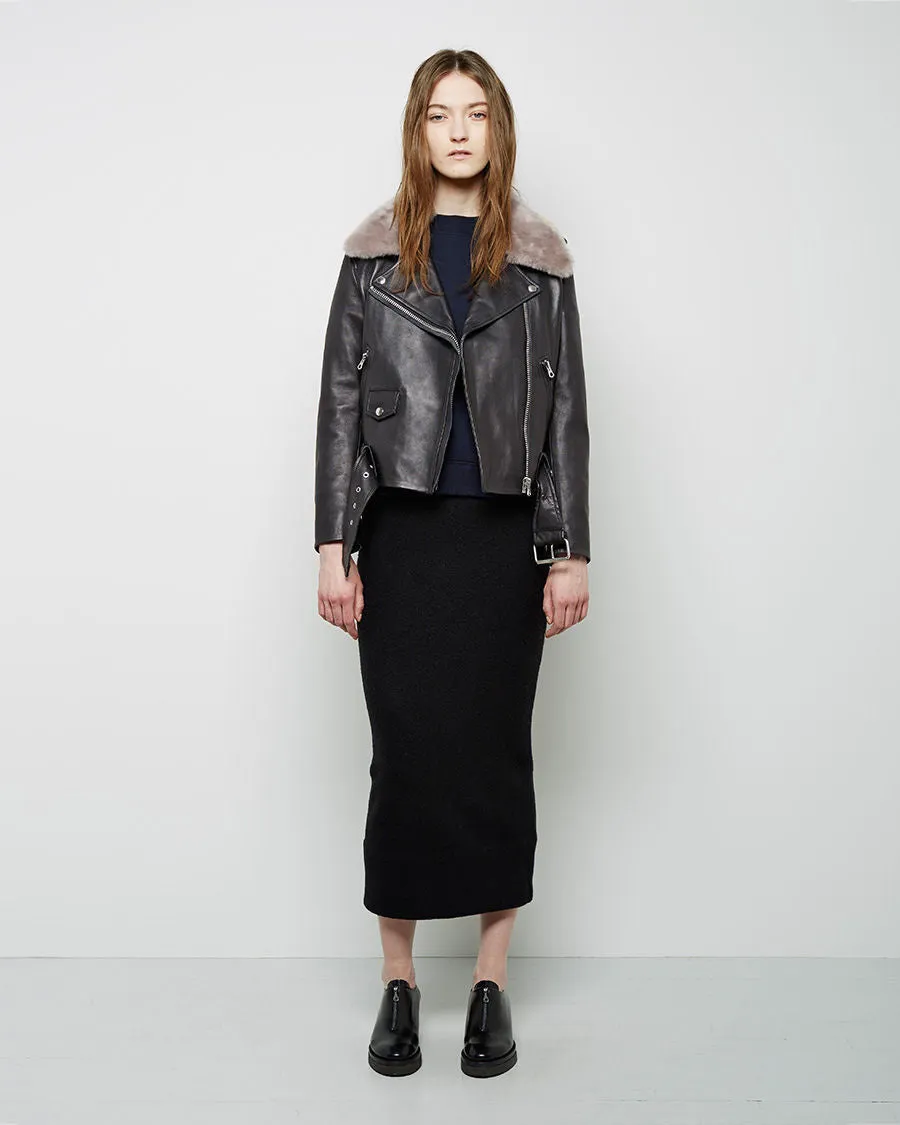 Mape Shearling Leather Jacket