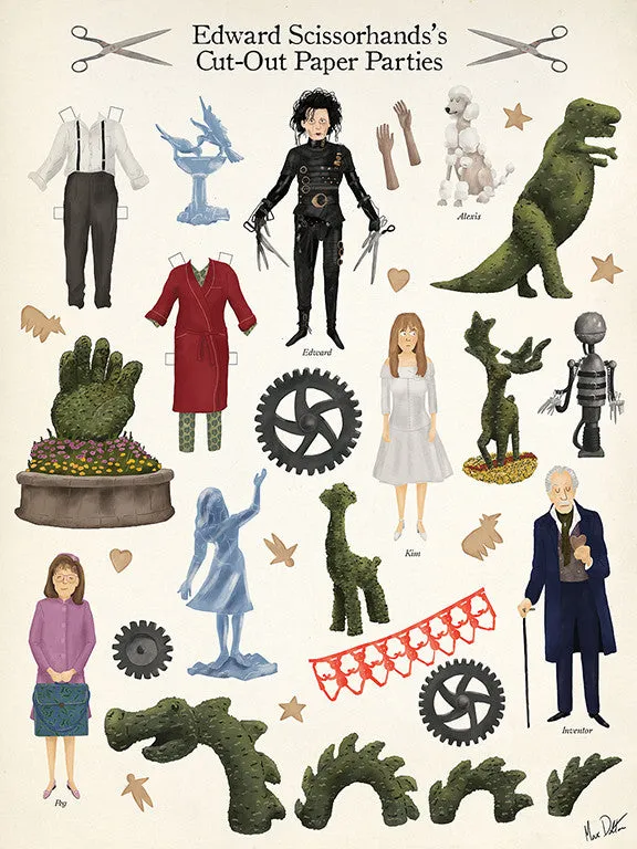 Max Dalton - "Edward Scissorhands Cut Out"