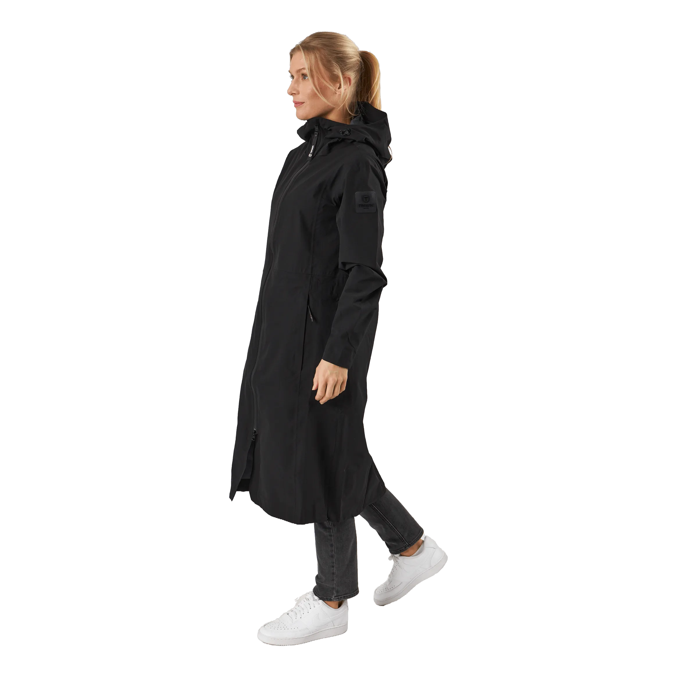 Maxi Parka W Jackets Black