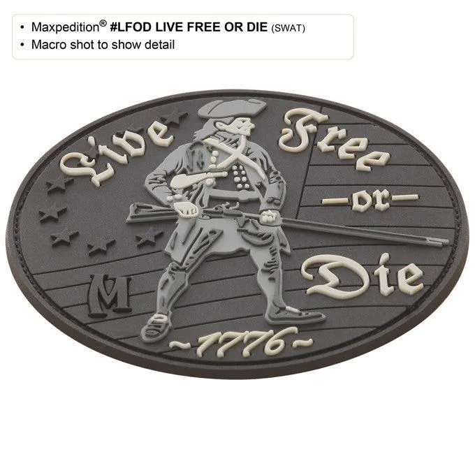 Maxpedition Live Free or Die Morale Patch