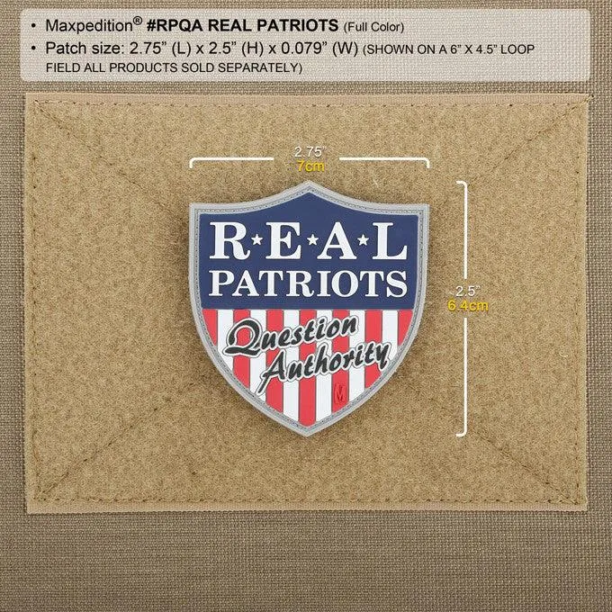 Maxpedition Real Patriots Morale Patch
