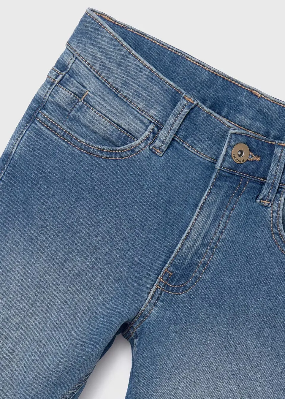 Mayoral Older Boys Denim Shorts 6286 Mid Denim