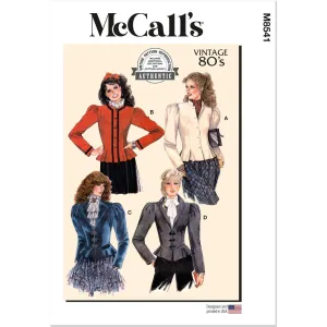 McCall's Pattern M8541 Misses' Jackets
