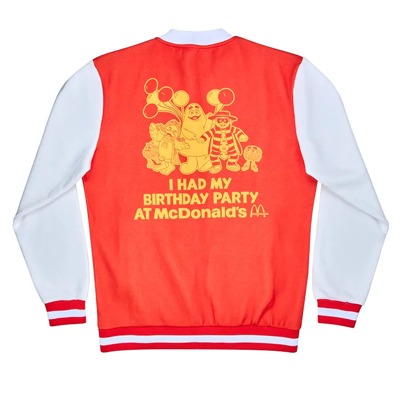 McDonald's Birthday Varsity Jacket