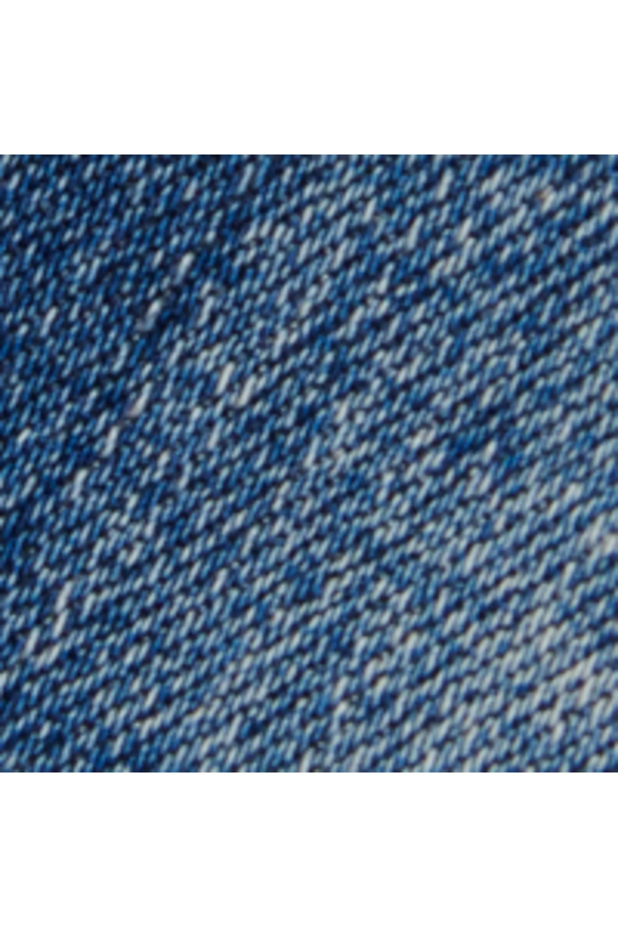 Medium blue shaded denim trucker jacket