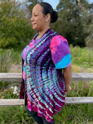 Medium Colorfully Blessed Sleeveless Cardigan (Vest) #5