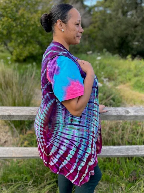 Medium Colorfully Blessed Sleeveless Cardigan (Vest) #5