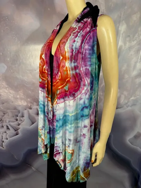 Medium Tyrannosaurus Dyes Sleeveless Cardigan (Vest) #4