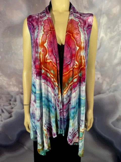 Medium Tyrannosaurus Dyes Sleeveless Cardigan (Vest) #4