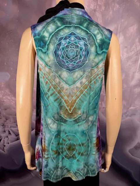 Medium Tyrannosaurus Dyes Sleeveless Cardigan (Vest) #4