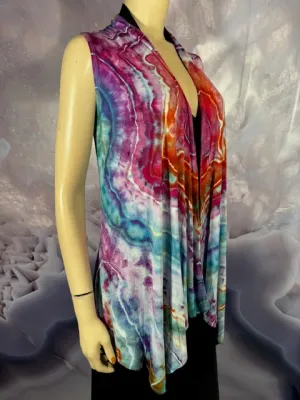 Medium Tyrannosaurus Dyes Sleeveless Cardigan (Vest) #4