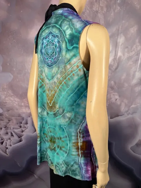 Medium Tyrannosaurus Dyes Sleeveless Cardigan (Vest) #4