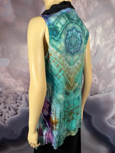 Medium Tyrannosaurus Dyes Sleeveless Cardigan (Vest) #4