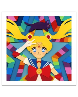 Meghan Stratman  - "Fighting Evil by Moonlight" print