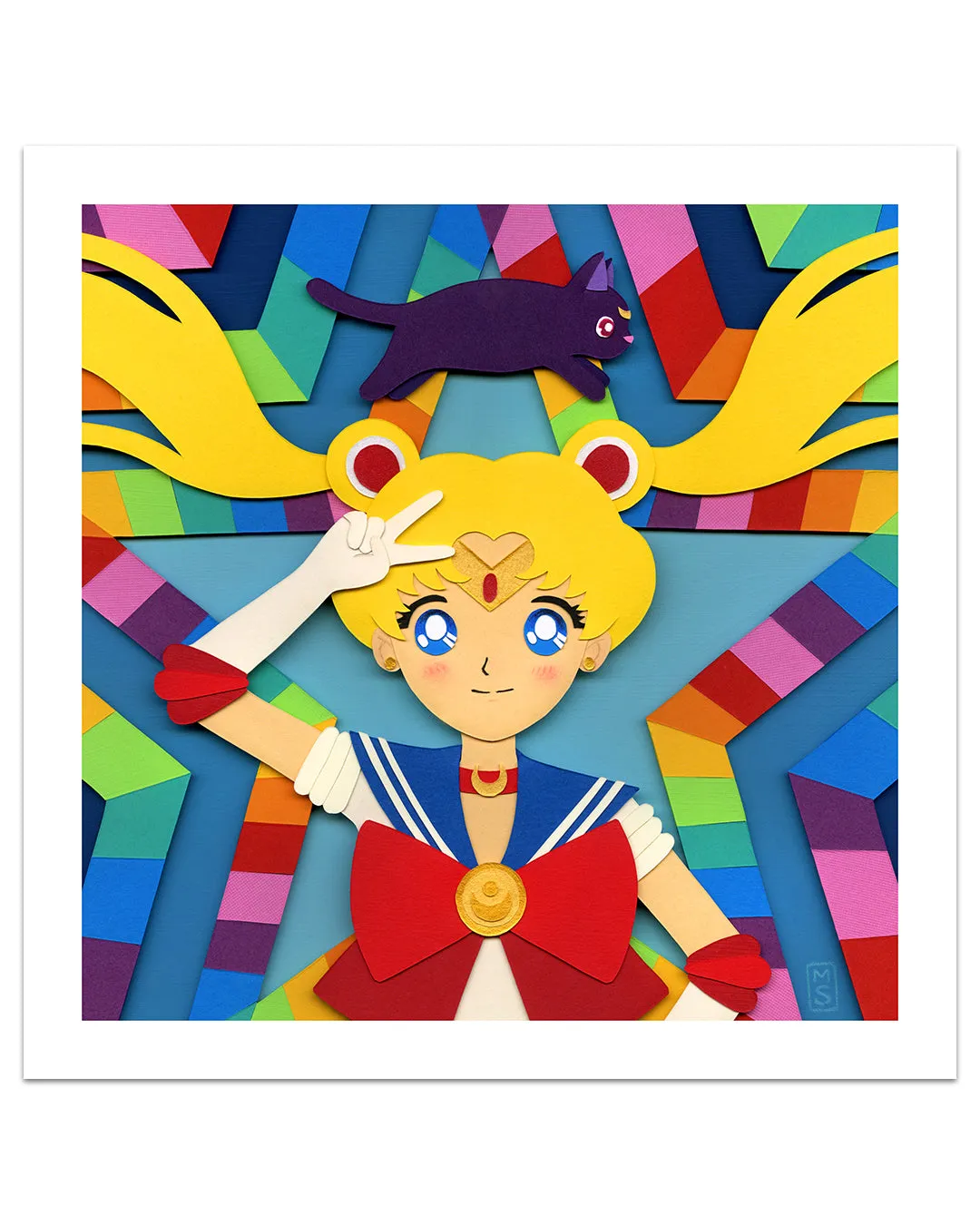 Meghan Stratman  - "Fighting Evil by Moonlight" print